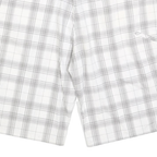 DICKIES Mens White Grey Check Casual Shorts XL W40 Cotton Blend Comfortable Fit