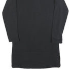 REEBOK Womens Black Dress Cotton Blend Jersey Long Sleeve Mini Size S Sport