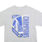 NBA Mens Grey 2018 NBA Finals Champions T-Shirt M Short Sleeve Crew Neck