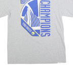 NBA Mens Grey 2018 NBA Finals Champions T-Shirt M Short Sleeve Crew Neck