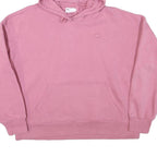 CHAMPION Womens Pink Pullover Hoodie M Casual Cotton Blend Sweatshirt
