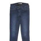 LEVI'S 710 Womens Jeans Blue Slim Skinny Denim Dark W26 L28 Stretch Zip