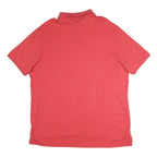 POLO RALPH LAUREN Mens Red Short Sleeve Polo Shirt XL Classic Cotton