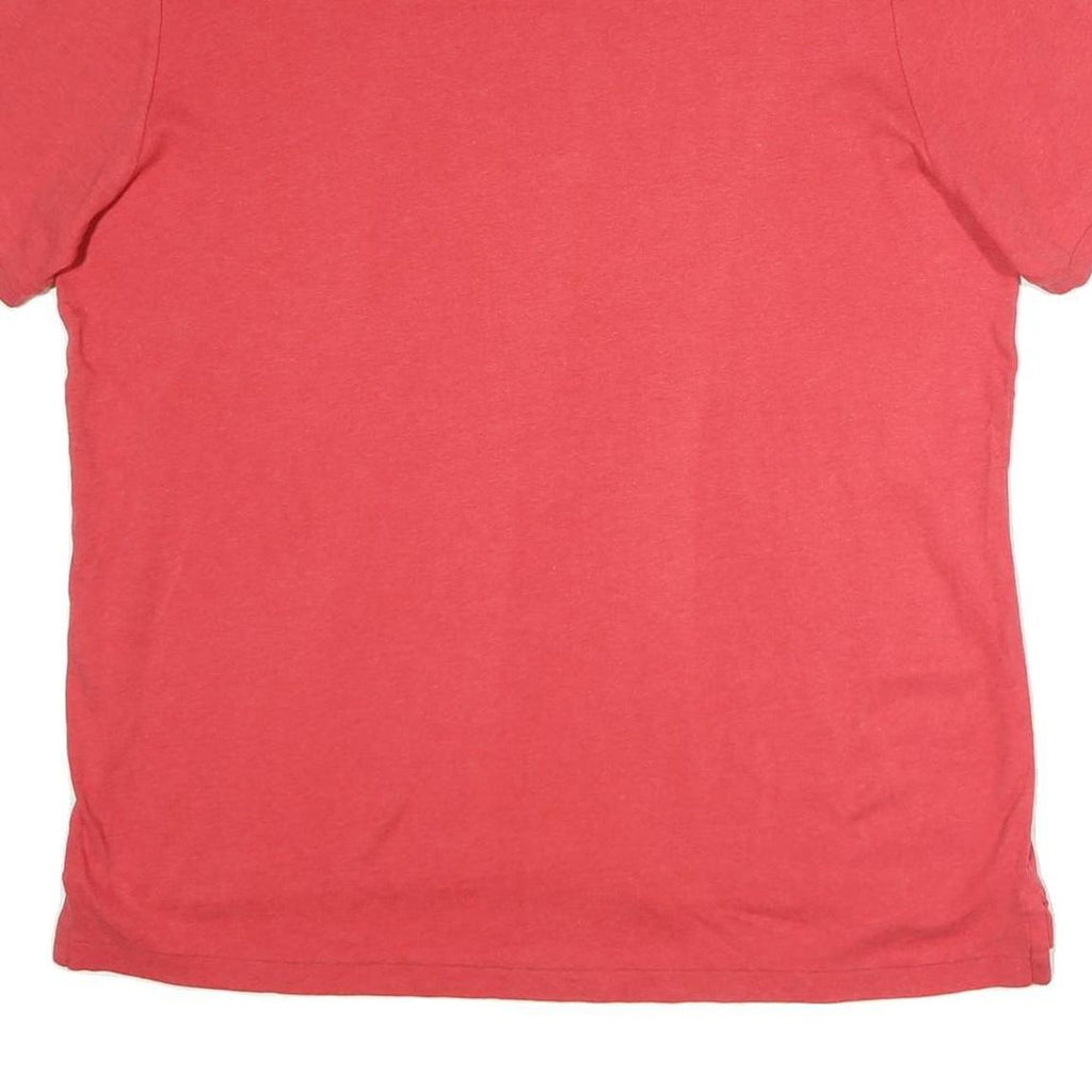 POLO RALPH LAUREN Mens Red Short Sleeve Polo Shirt XL Classic Cotton