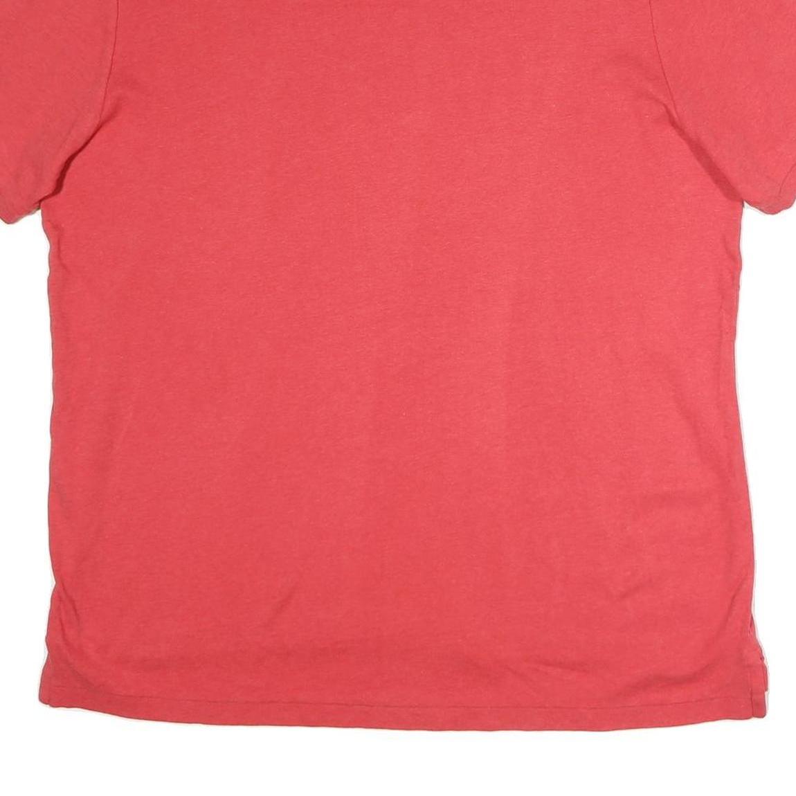 POLO RALPH LAUREN Mens Red Short Sleeve Polo Shirt XL Classic Cotton