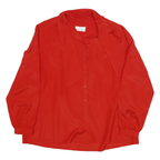 COUNTRY SOPHISTICATES Womens Red Tie Neck Long Sleeve Shirt M Classic Elegant