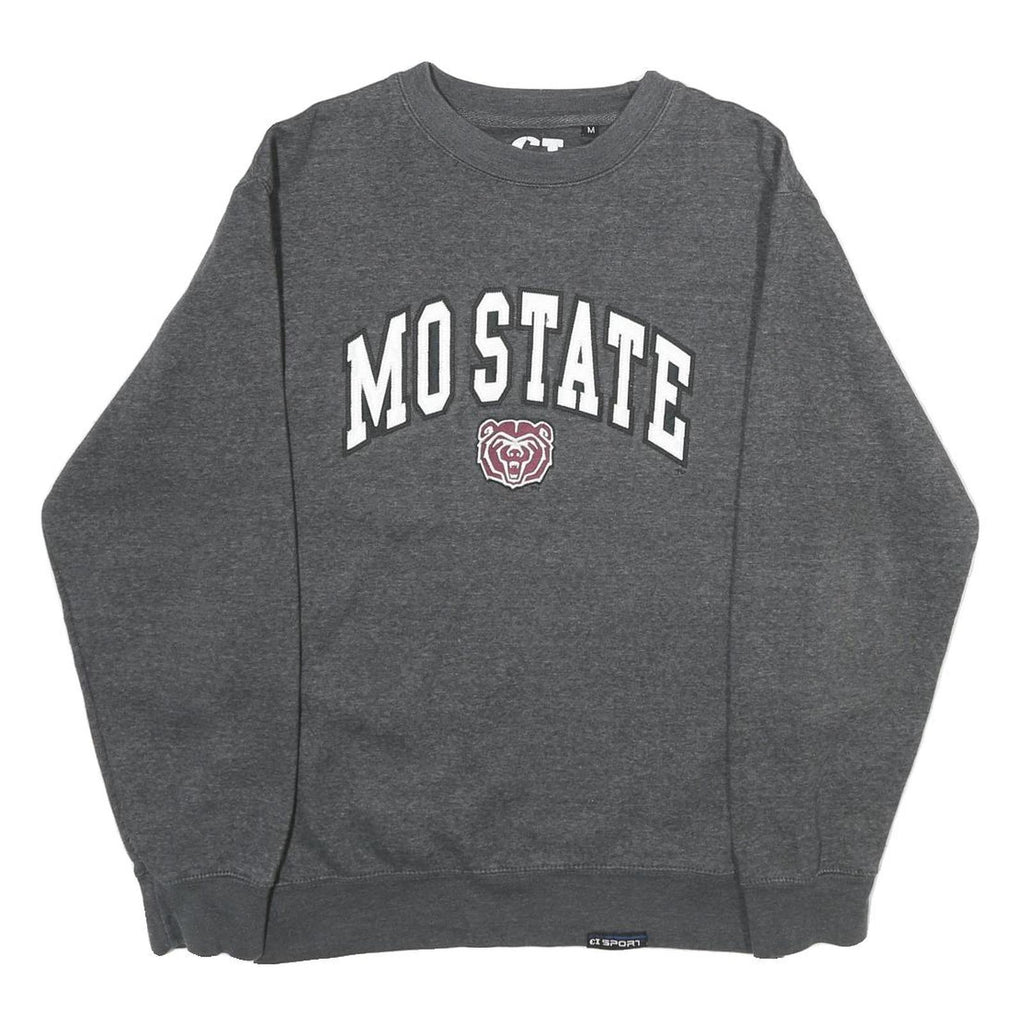 CI SPORT Mens Grey Mo State Crew Neck M Cotton Blend Pullover Sweatshirt