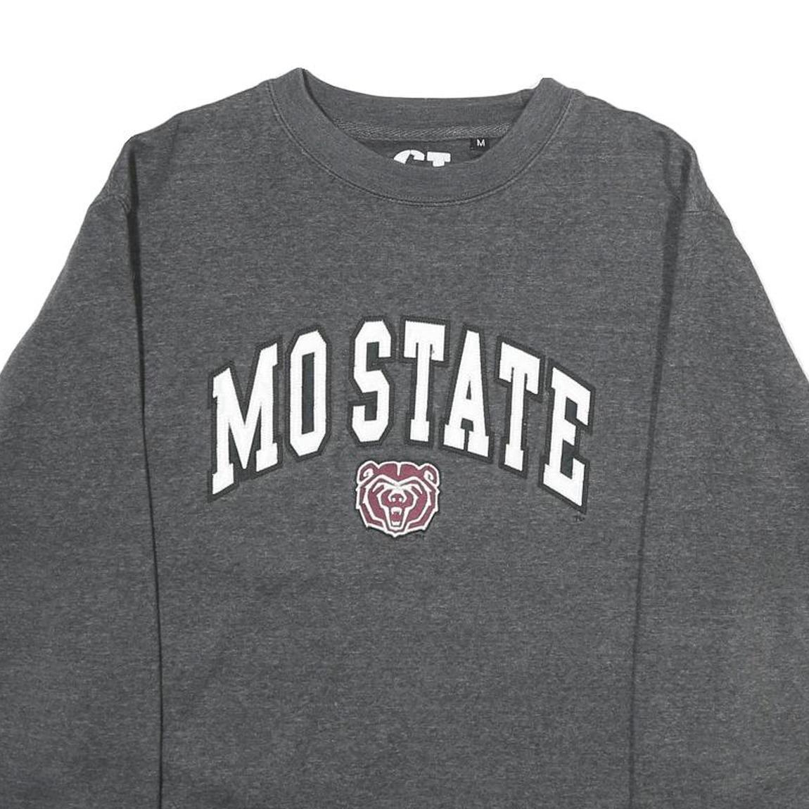 CI SPORT Mens Grey Mo State Crew Neck M Cotton Blend Pullover Sweatshirt