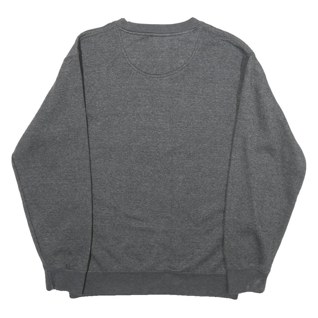 CI SPORT Mens Grey Mo State Crew Neck M Cotton Blend Pullover Sweatshirt