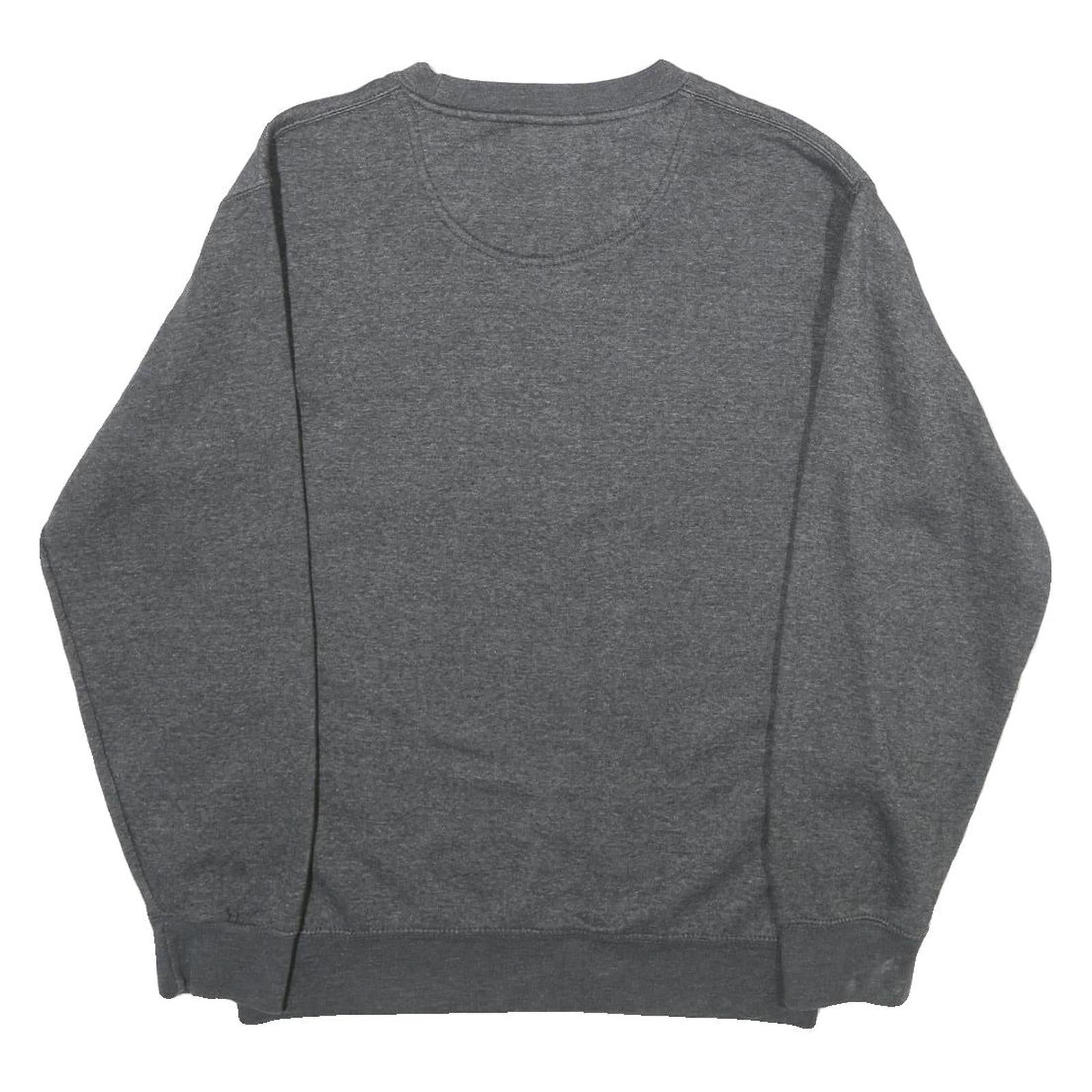 CI SPORT Mens Grey Mo State Crew Neck M Cotton Blend Pullover Sweatshirt
