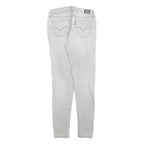 LEVI'S Womens Slim Light Blue Denim Jeans W28 L30 Skinny Fit Cotton Blend Zip