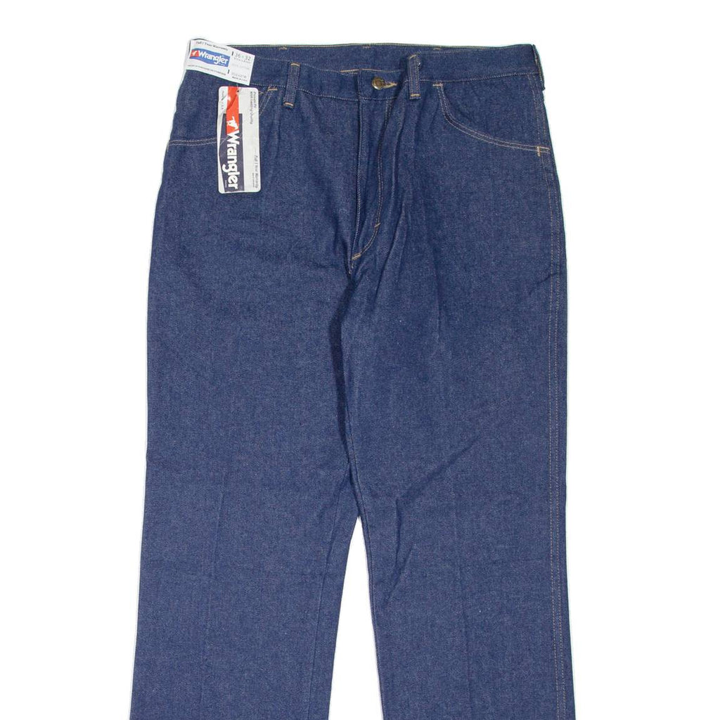 WRANGLER Mens Jeans Blue Regular Straight 90s W36 L32