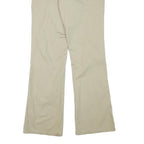 DICKIES Womens Cotton Blend Beige Regular Fit Straight Leg Trousers W27 L30