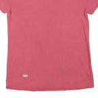 LAUREN RALPH LAUREN Womens Pink T-Shirt M Short Sleeve Round Neck Cotton Blend