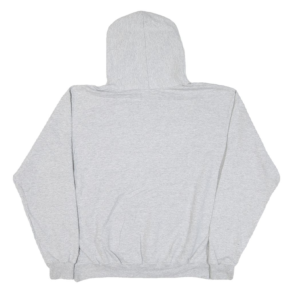 CHAMPION Mens Grey High Point University Hoodie L Cotton Blend Pullover