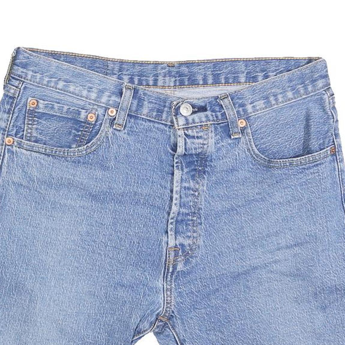 LEVI'S Mens Denim Blue Casual Shorts M W32 Classic Comfortable Cotton