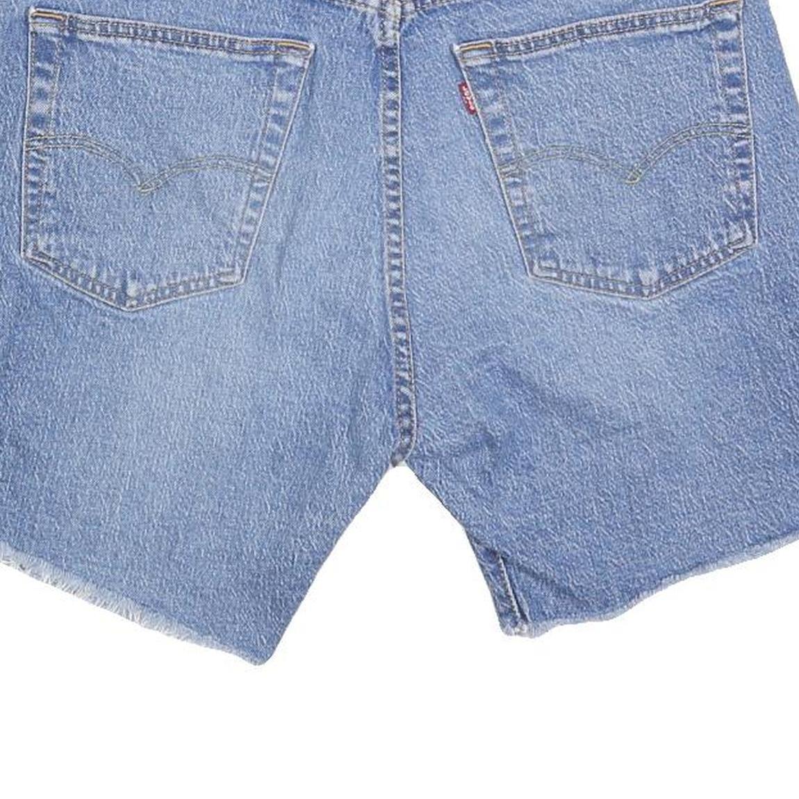 LEVI'S Mens Denim Blue Casual Shorts M W32 Classic Comfortable Cotton