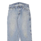 DICKIES Mens Regular Fit Straight Leg Denim Light Blue W32 L30 Workwear