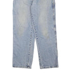 DICKIES Mens Regular Fit Straight Leg Denim Light Blue W32 L30 Workwear