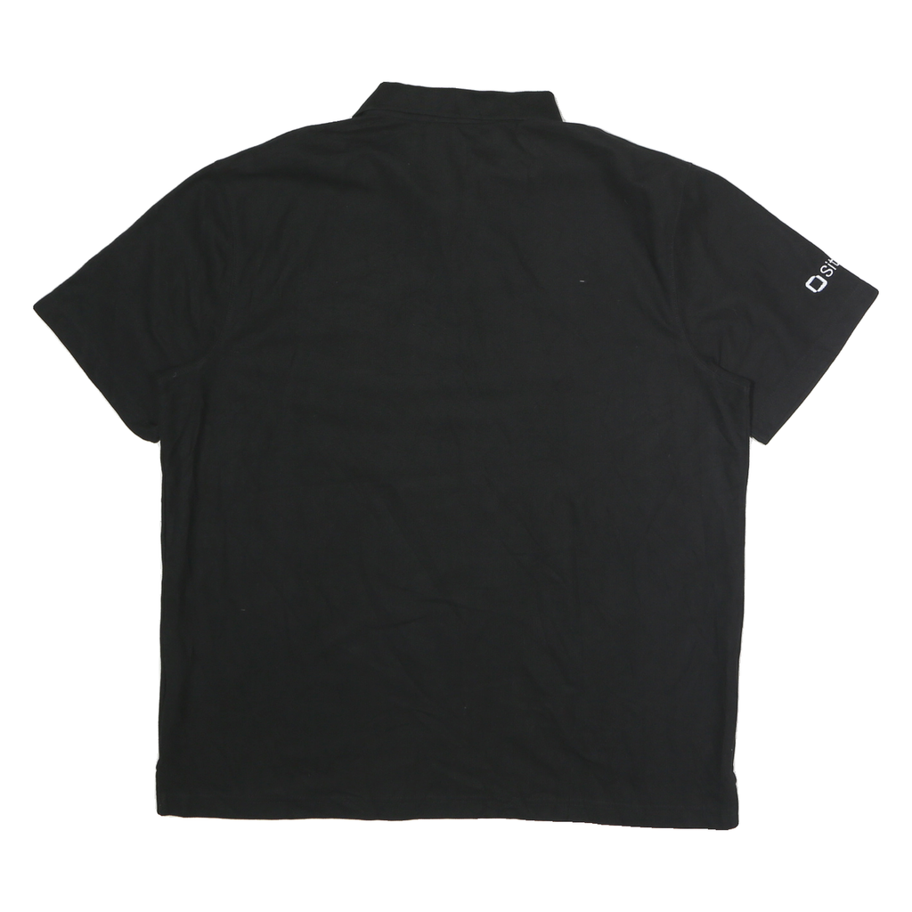 CARHARTT Mens Black Polo Shirt XL Classic Cotton Short Sleeve Sitelink Logo