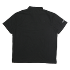 CARHARTT Mens Black Polo Shirt XL Classic Cotton Short Sleeve Sitelink Logo
