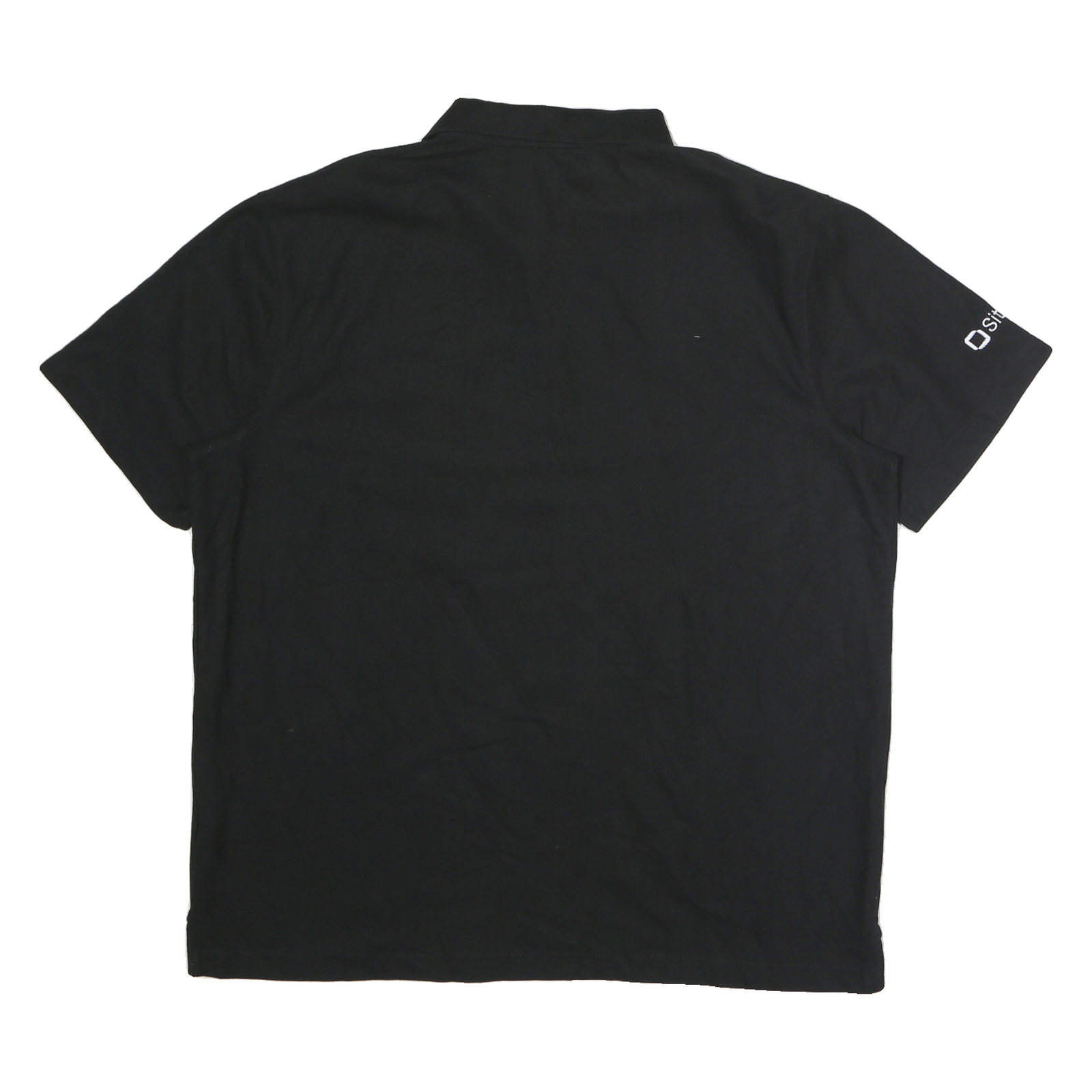 CARHARTT Mens Black Polo Shirt XL Classic Cotton Short Sleeve Sitelink Logo