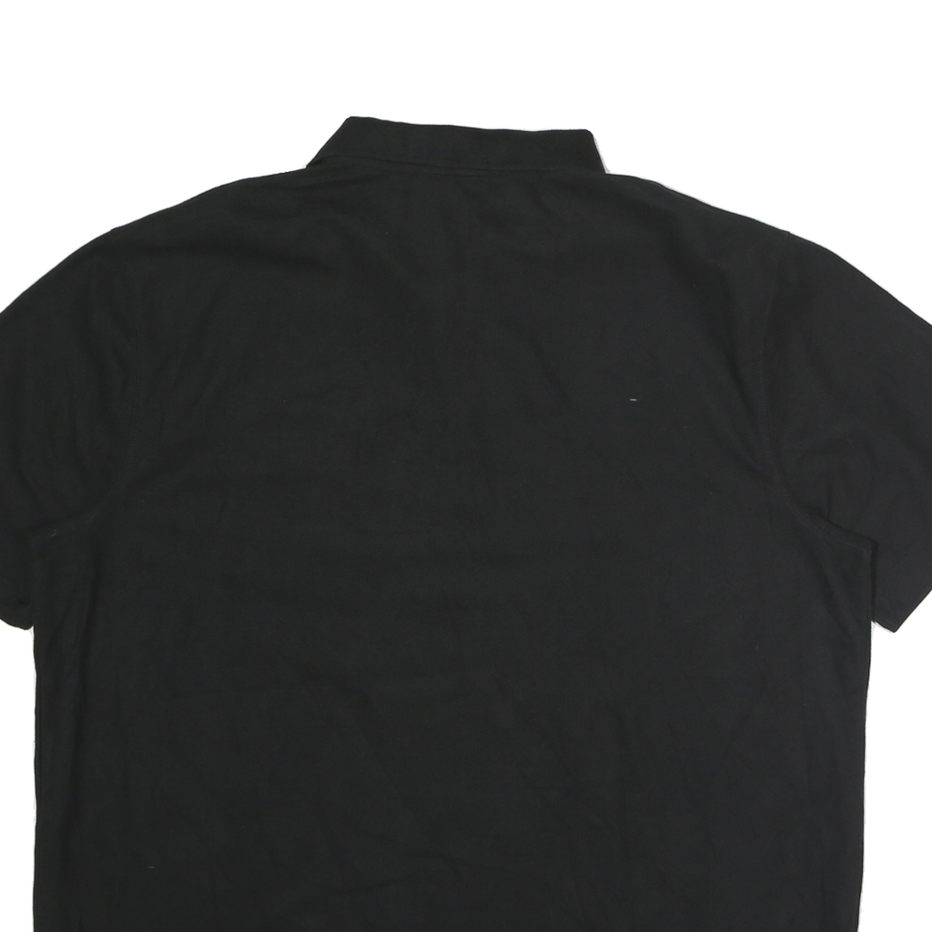 CARHARTT Mens Black Polo Shirt XL Classic Cotton Short Sleeve Sitelink Logo