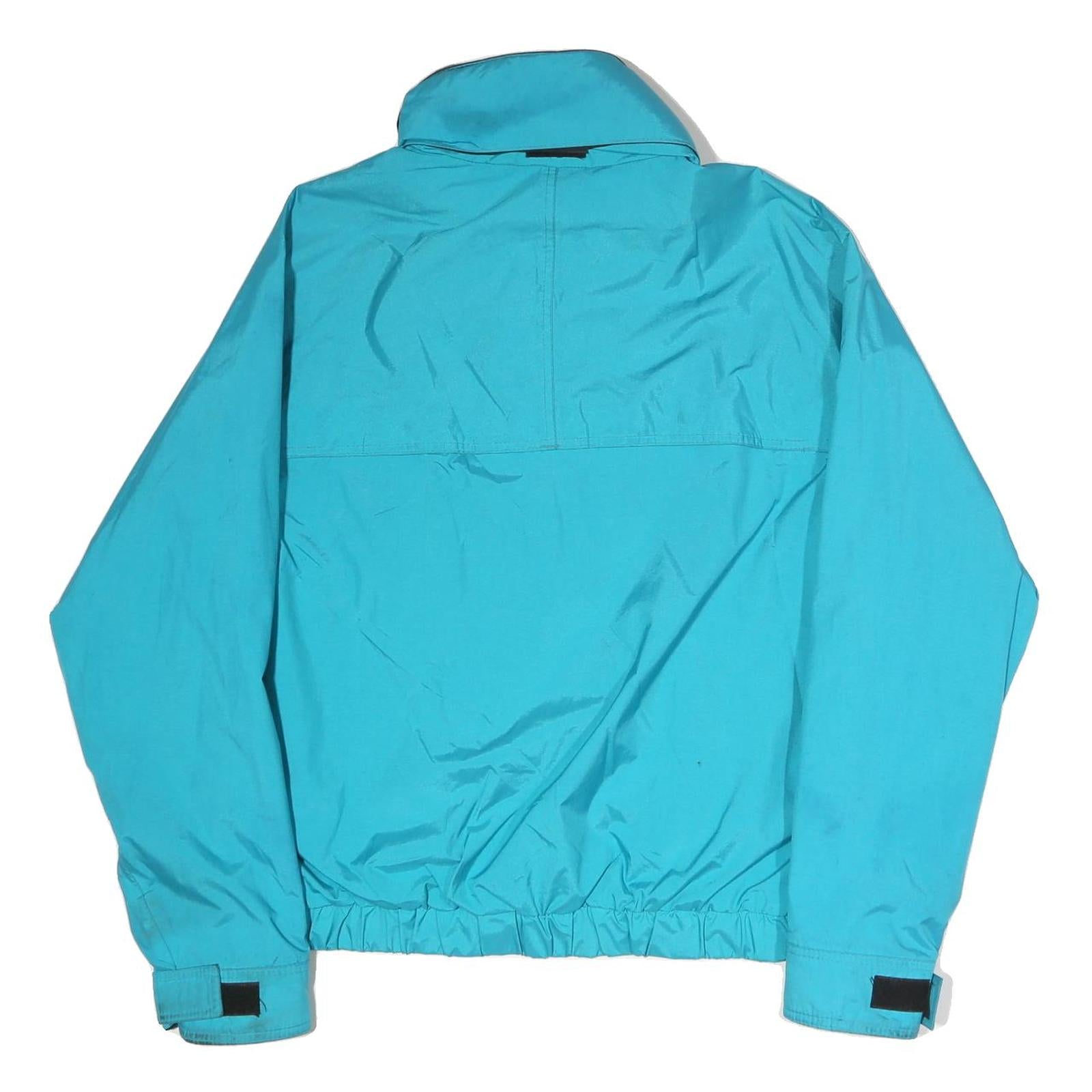 GERRY Mens Blue Zip Jacket M Polyester Plain Casual Outdoor Wear