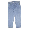 CARHARTT Mens Jeans Blue Relaxed Straight Denim Medium W35 L30 Zip Casual