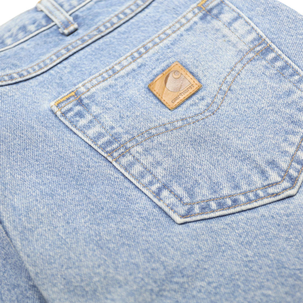 CARHARTT Mens Jeans Blue Relaxed Straight Denim Medium W35 L30 Zip Casual
