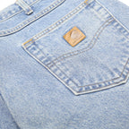 CARHARTT Mens Jeans Blue Relaxed Straight Denim Medium W35 L30 Zip Casual
