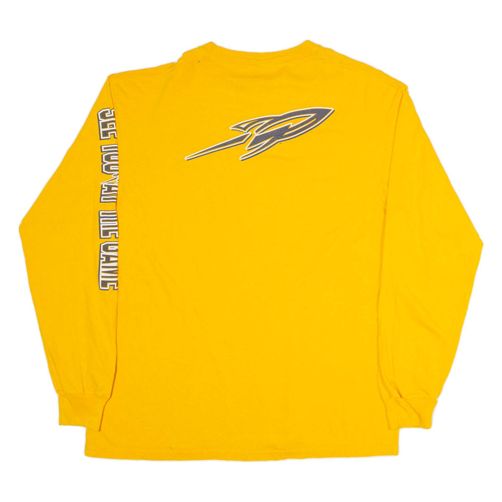 Toledo Rockets Mens T-Shirt Yellow Long Sleeve USA M