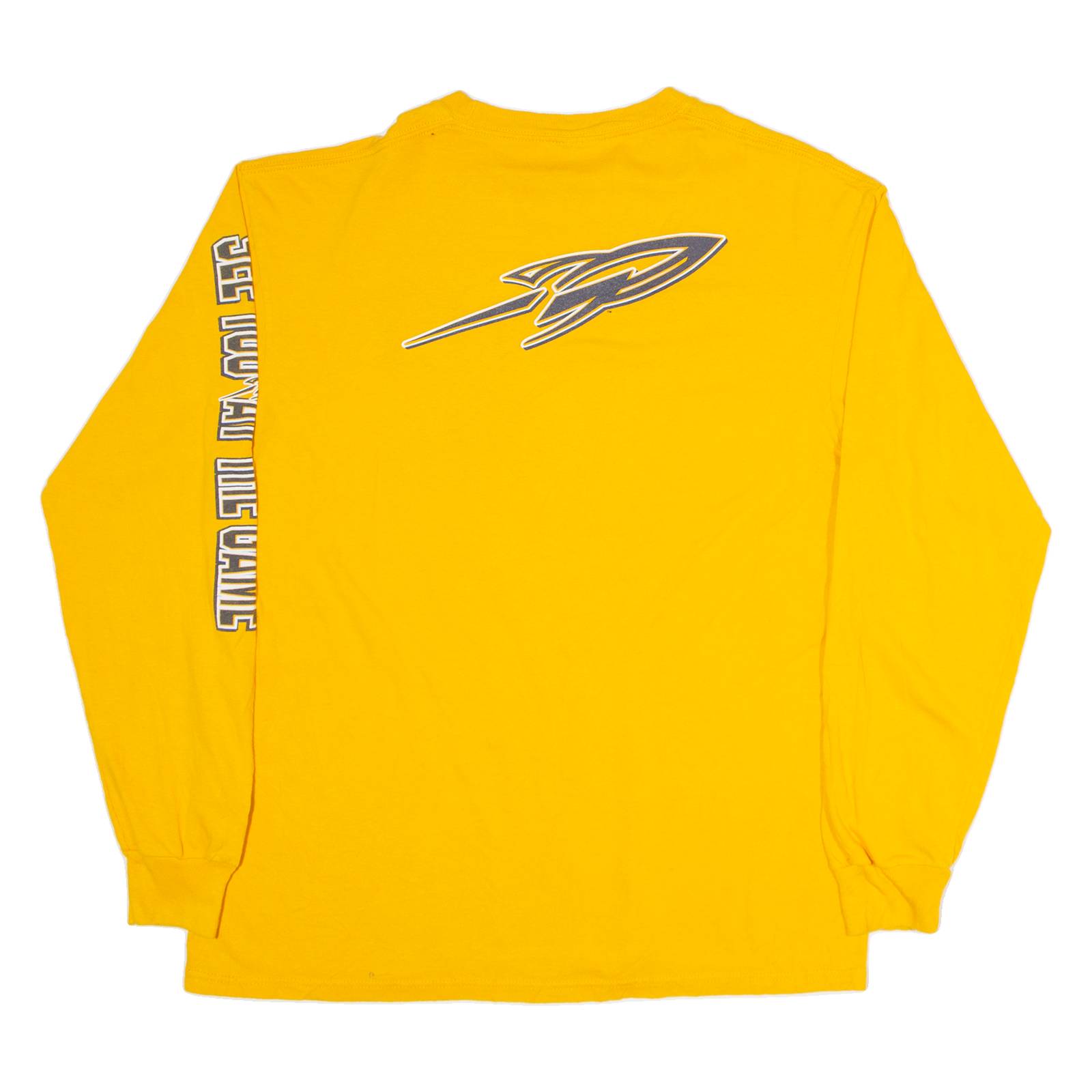 Toledo Rockets Mens T-Shirt Yellow Long Sleeve USA M