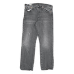 LEVI'S 501 Big E Mens Jeans Grey Regular Straight Denim Medium W32 L29 Button