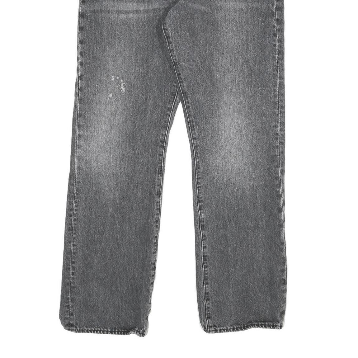 LEVI'S 501 Big E Mens Jeans Grey Regular Straight Denim Medium W32 L29 Button