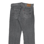 LEVI'S 501 Big E Mens Jeans Grey Regular Straight Denim Medium W32 L29 Button