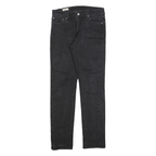 LEVI'S 511 Slim Mens Jeans Black Slim Skinny Denim Medium W30 L32 Zip