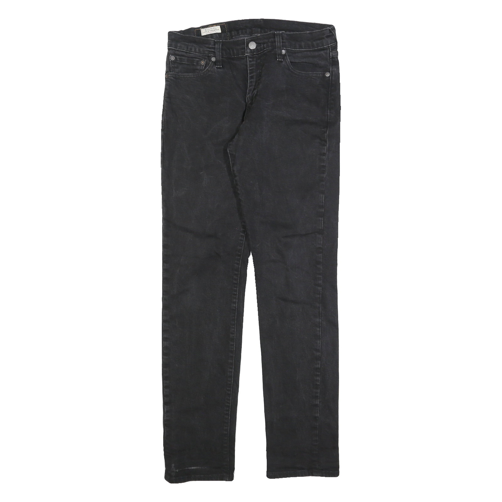 LEVI'S 511 Slim Mens Jeans Black Slim Skinny Denim Medium W30 L32 Zip