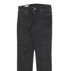 LEVI'S 511 Slim Mens Jeans Black Slim Skinny Denim Medium W30 L32 Zip
