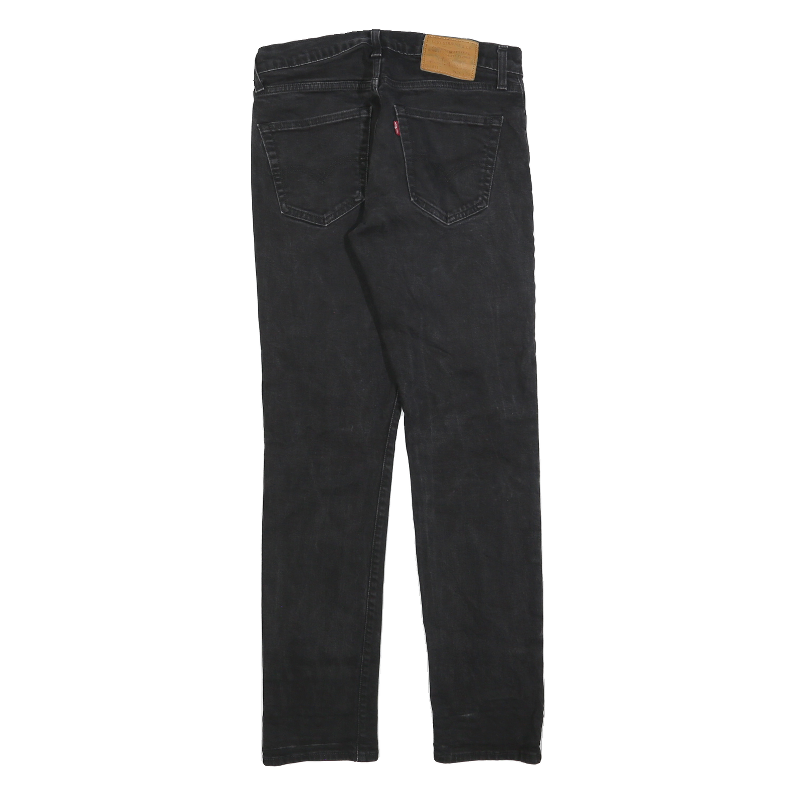 LEVI'S 511 Slim Mens Jeans Black Slim Skinny Denim Medium W30 L32 Zip