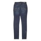 LEVI'S Womens Slim Skinny Denim Blue Jeans W25 L30 Stretch Cotton Blend Zip