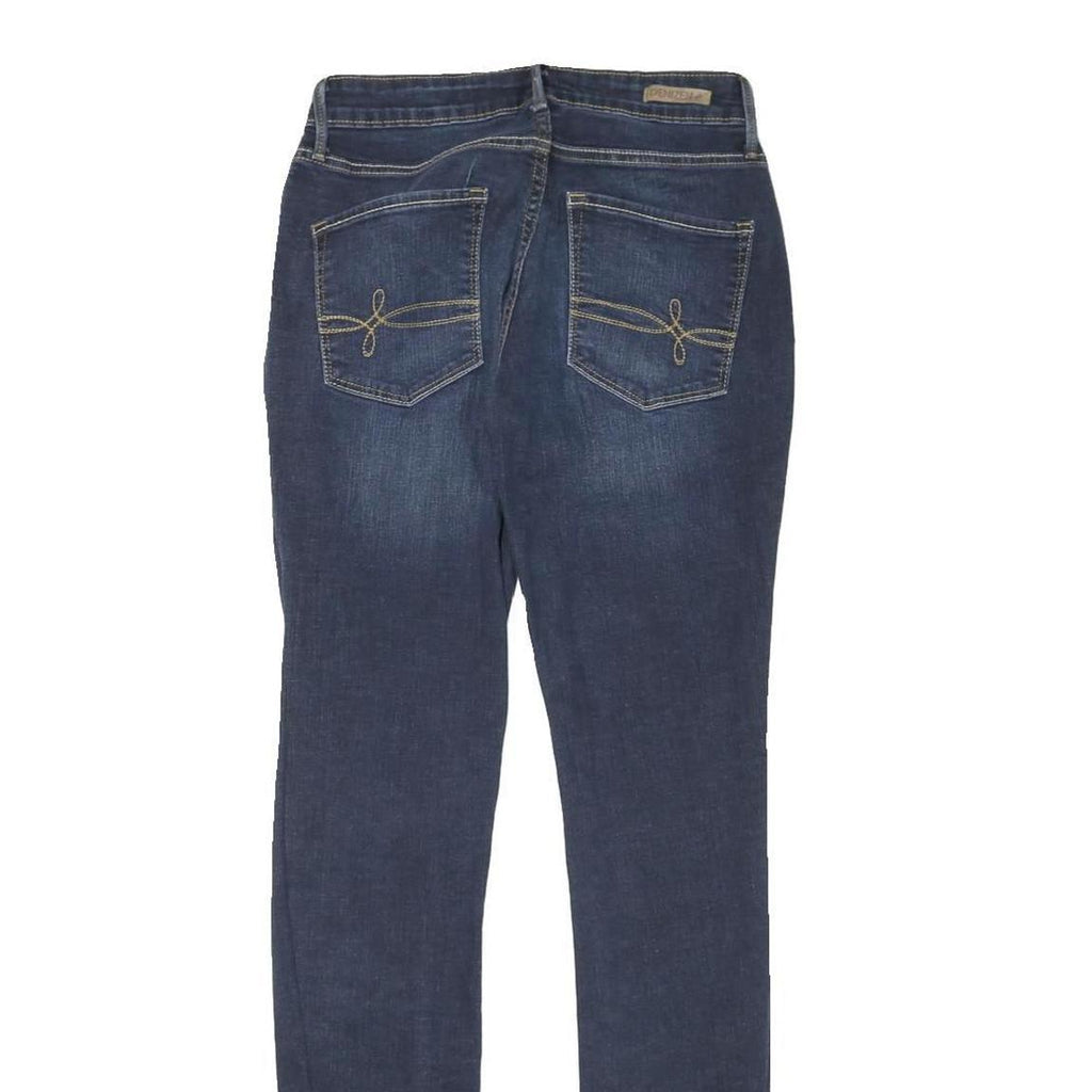 LEVI'S Womens Slim Skinny Denim Blue Jeans W25 L30 Stretch Cotton Blend Zip