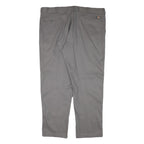 DICKIES Mens Regular Fit Grey Cotton Blend Zip Trousers W44 L31 Workwear