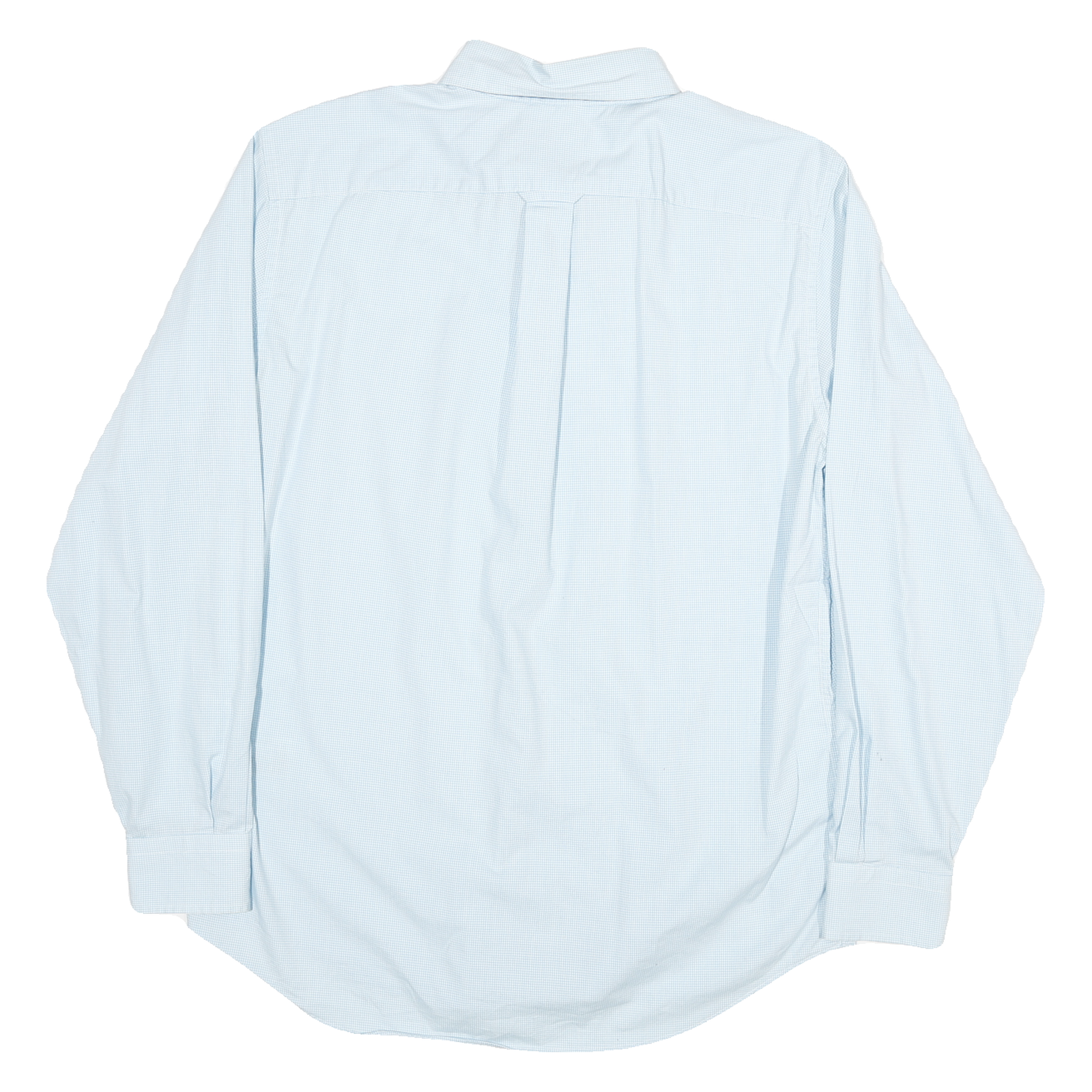 NAUTICA Mens Blue Cotton Blend Shirt M Button Down Formal Classic Fit