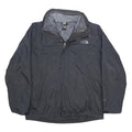 THE NORTH FACE Mens Black Nylon Zip Jacket L HyVent Outdoor Activewear