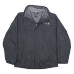 THE NORTH FACE Mens Black Nylon Zip Jacket L HyVent Outdoor Activewear