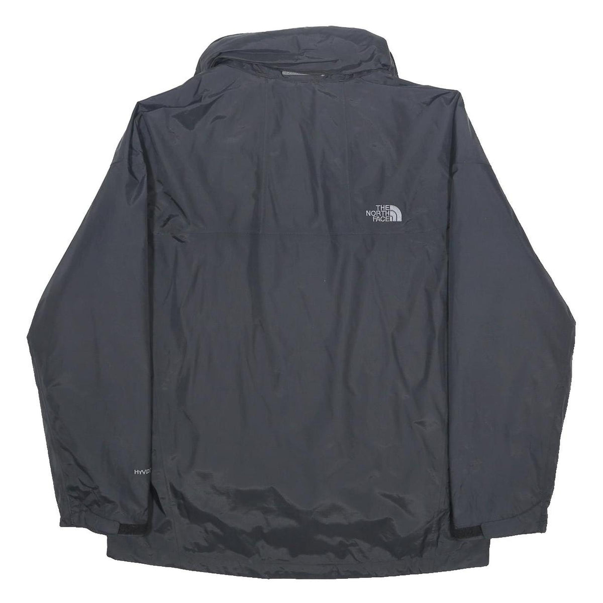 THE NORTH FACE Mens Black Nylon Zip Jacket L HyVent Outdoor Activewear