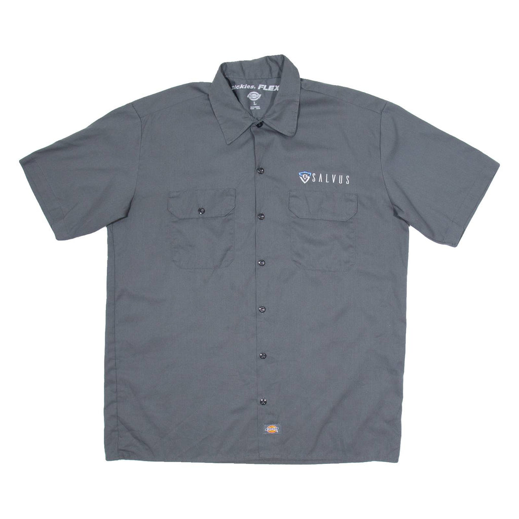 DICKIES Salvus Mens Worker Shirt Grey L