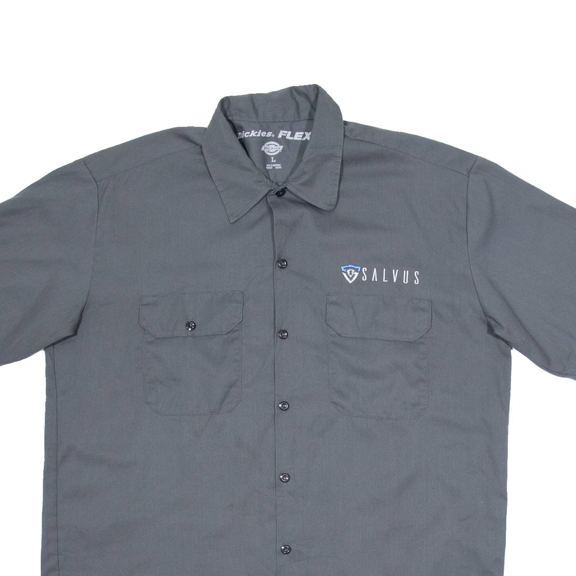 DICKIES Salvus Mens Worker Shirt Grey L