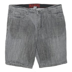 MAMBO Mens Shorts Grey Cotton Blend Casual L W38 Denim Style
